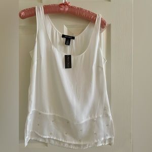 White House Black Market XS polyester tank top